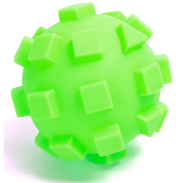 lopta geometrická zelená-